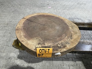 Rosewood schijf, Dikte 80mm, Ø 600mm